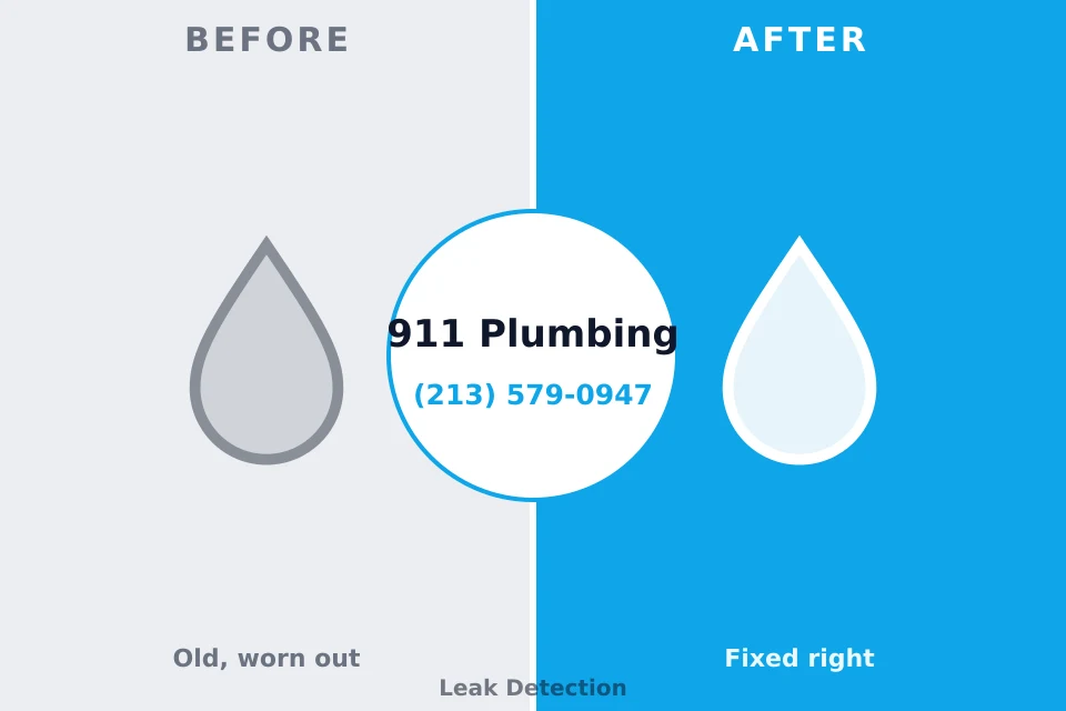 Before and after: plumbing repair New Hyde Park, NY